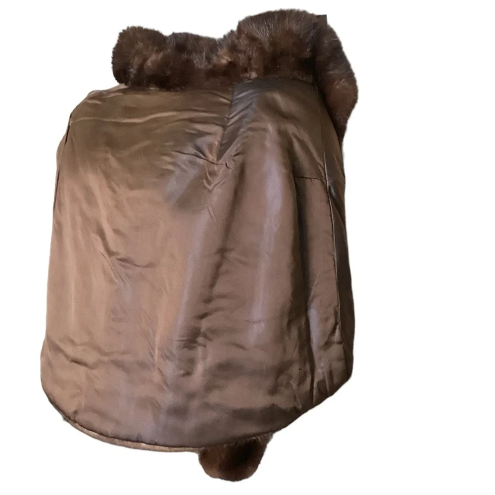 ❣️Custom Made❣️Mink Stole Shawl Wrap Collar M